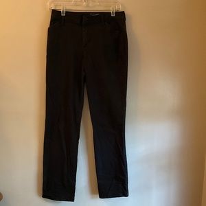 Lee straight fit black pants size 4